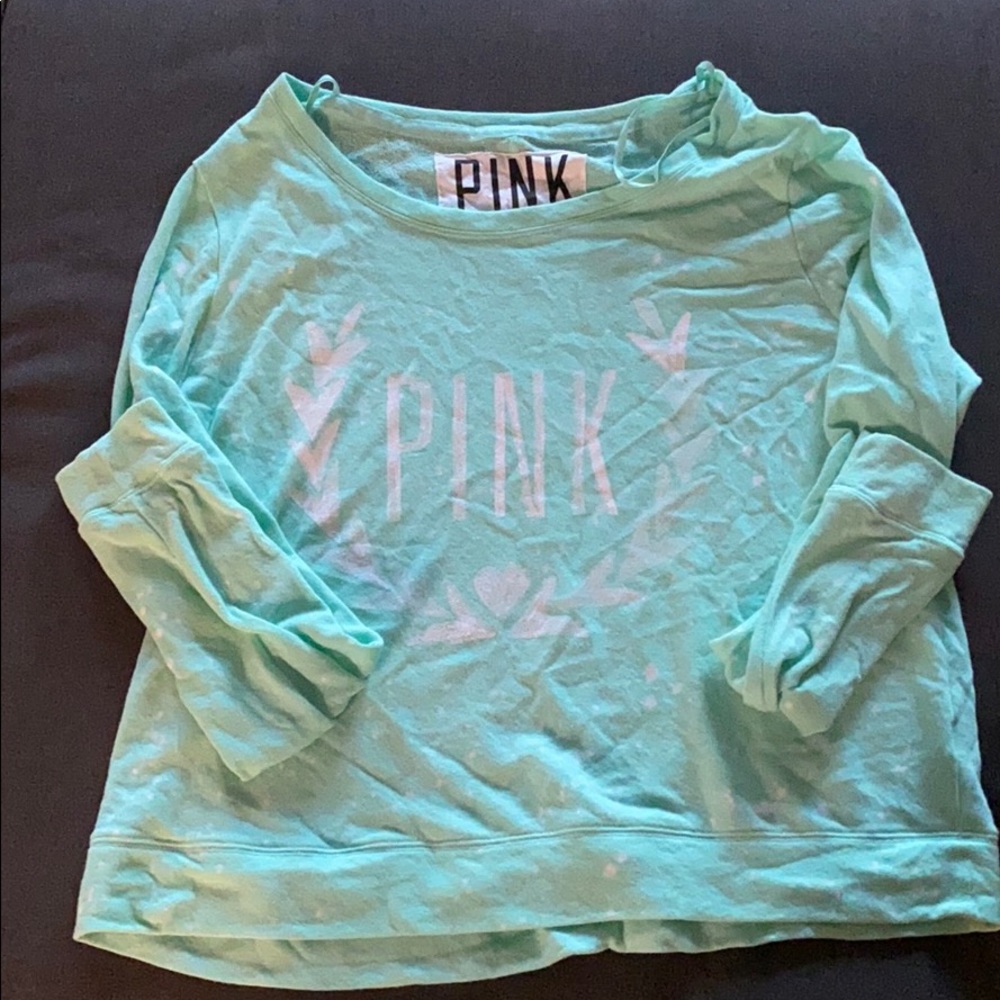 Pink Victoria’s Secret long sleeve oversized shirt - Picture 1 of 5